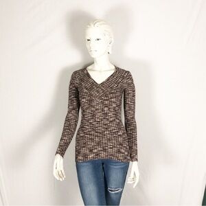 🤎 Love By Design Slim-Fit Brown Stretch Sweater | Size Medium🤎